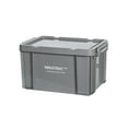 thumbnail image 3 of Camping Storage Box with Lid Space Saving Industrial Stackable Storage Container Gray, 3 of 9