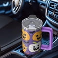 thumbnail image 5 of 30oz Halloween Tumbler with Handle – Skeleton Ghost Drinkware with Lid and Straw – Horror Theme Travel Cup – Birthday Gifts Coffee Mug, 5 of 5