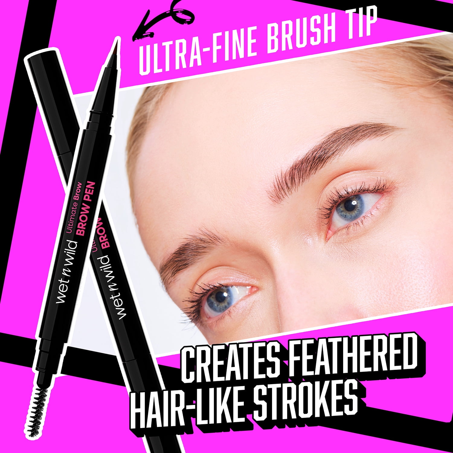 Wet n Wild Ultimate Brow Pen Dark Brown 0.017 fl oz