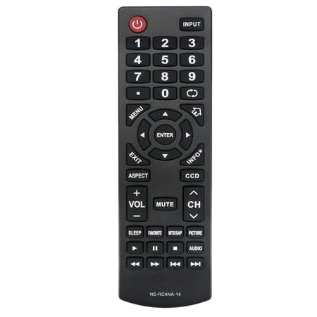 Replacement NS-RC4NA-14 Replace Remote for INSIGNIA TV NS-24E400NA14 NS-60E4400A14 NS-65E4400A14 NS-50L440NA14 NS-46D400NA14 NS-22E400NA14 NS-46E440NA14