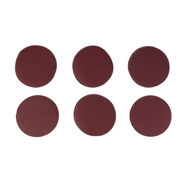 100 Pcs/Pack 75mm Red Round Selfstick Sanding Sheets Sandpaper Pads