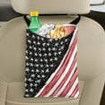 thumbnail image 5 of Yuyamidu American Flag Car Garbage Bags Accessories Cactus Auto Storage Bag Portable Gabage Bag Holder for Car Back Seat Headrest Hanging Car Trash Bag, 5 of 7