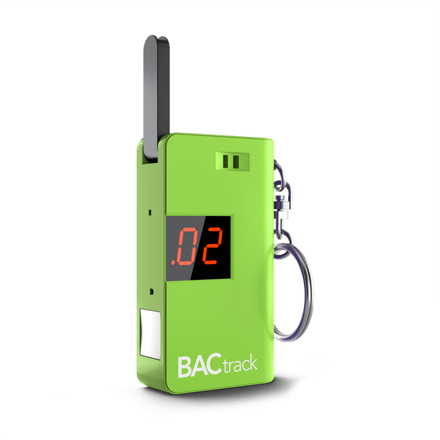 BACtrack Keychain Breathalyzer (Green) | Ultra-Portable Pocket Keyring Alcohol Tester for Personal Use