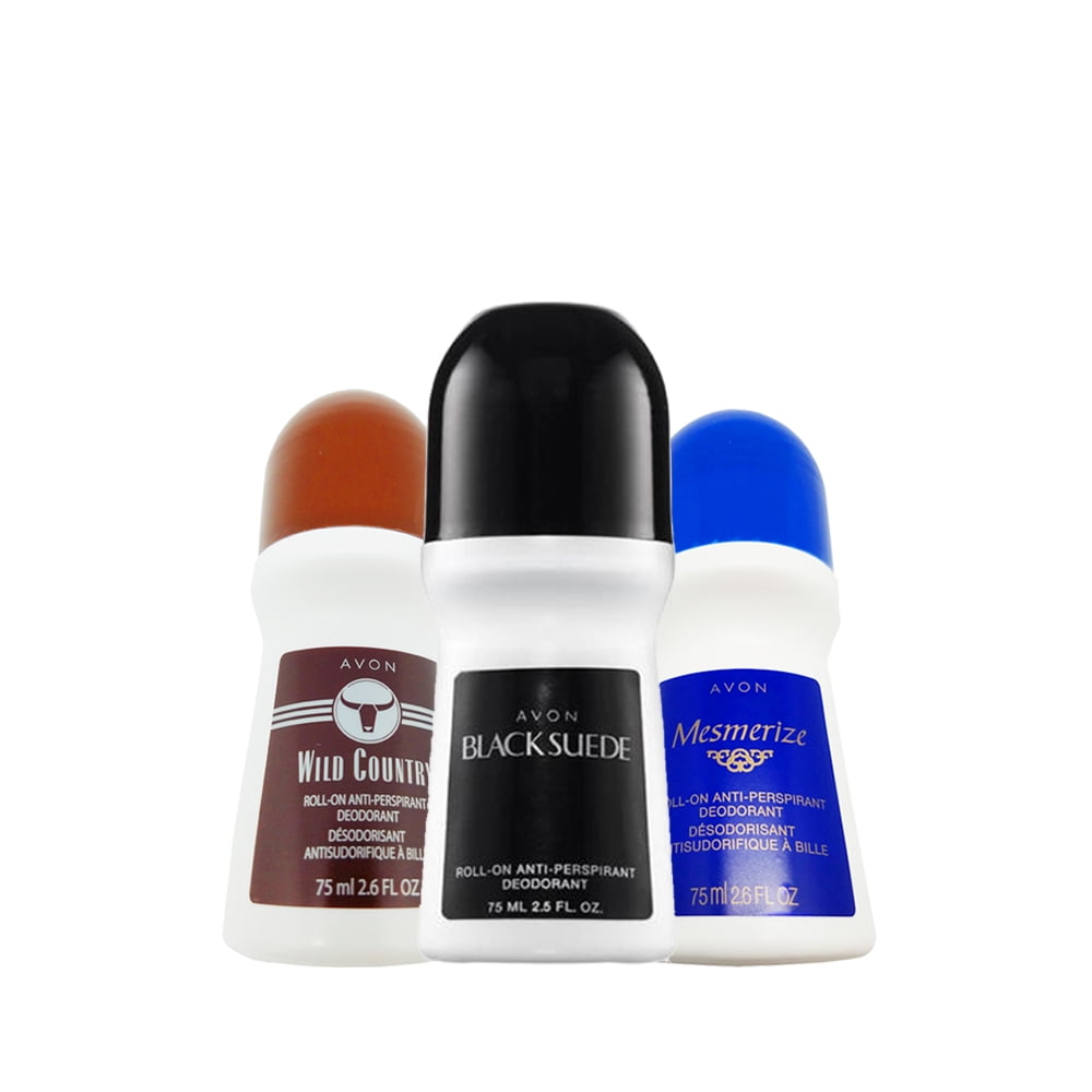 Avon Avon Kit. Deodorant Variety Pack For Men. Black Suede. 2.6 Fl.Oz