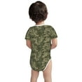 thumbnail image 5 of Daiia Green Snake Skin Printed Unisex-Baby Short Sleeve Onesies Bodysuits Baby Climbing Clothes Soft and Comfortable Romper with Expandable Shoulder Design-18 Months, 5 of 8