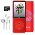 thumbnail image 2 of Reproductor de mp3, reproductor de música con una tarjeta Micro SD de 16 GB, altavoz incorporado/foto/video Radio/FM Radio/Voice Recorder/E-Book Reader, admite hasta 128 GB, 2 of 2