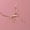 Rose Gold, variant on Sterling Silver Ribbon Bow Choker Necklace A2043-Rose Gold