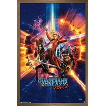 Marvel Cinematic Universe - Guardians of the Galaxy 2 - Cosmic Wall Poster, 22.375" x 34", Framed