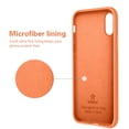 thumbnail image 5 of Liquid Silicone Gel Rubber Full Body Protection Shockproof Case for iPhone Xs/iPhone X，Anti-Scratch&Fingerprint Basic-Cases，Compatible with iPhone X/iPhone Xs 5.8 inch (2018), (Marigold), 5 of 5