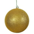 thumbnail image 1 of Vickerman 8" Antique Gold Glitter Ball Ornament, 1 of 3