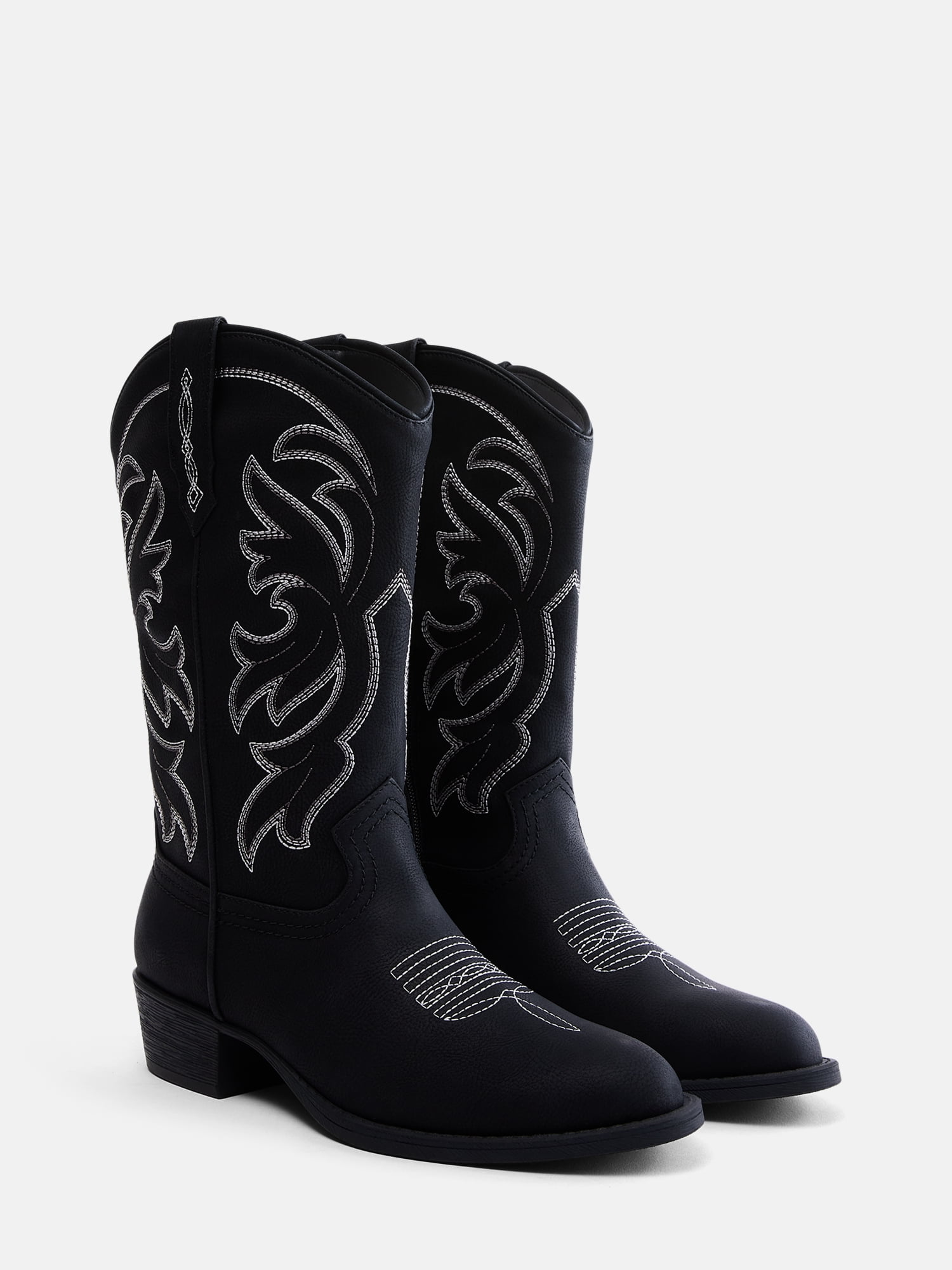 Madden NYC Women's Classic Faux Leather Western Boots