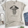 thumbnail image 2 of Don't Be Jelly Shirt, Unisex Women's Men's Shirt, Jelly Fish Shirt, Fishing Shirt, Fish T-shirt, Light Silk Gray, XX-Large, 2 of 6