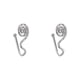thumbnail image 1 of Jumpingount Anillo para la nariz Anillos circulares geométricos en que cruzan el clip liso Joyería de moda que combina con todo para Tipo-04 2piezas, 1 of 6