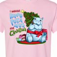 thumbnail image 4 of Inktastic I Wanna Hippopotamus for Christmas Cute Hippo T-Shirt, 4 of 5