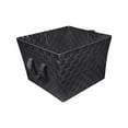 thumbnail image 1 of Simplify 25091-BLACK Bac de Rangement Tissé, Noir - Grand, 1 of 1