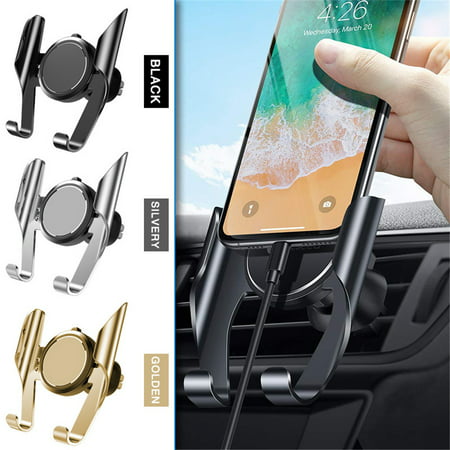 Air Vent Car Phone Holder Cradle Mount For iPhone 11 Pro XS Max XR X Samsung