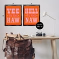 thumbnail image 4 of Stupell Industries Funny Cowgirl Phrases Typography Painting Black Floater Framed Canvas Art Print Wall Art, 25 x 31, Set of 2, 4 of 10