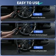 thumbnail image 4 of Ophanie Cordless Portable Tire Inflator - 160 Psi Digital Pressure Gauge, Air Compressor for Car Tires with Automatic Shutoff, Emergency LED Light, Compact Automotive Pump, 4 of 11