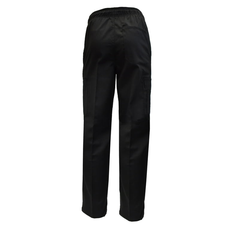 NATURAL UNIFORMS BLACK CHEF PANTS QUANTITIES OF 1,3 AND 6 AVAILABLE 