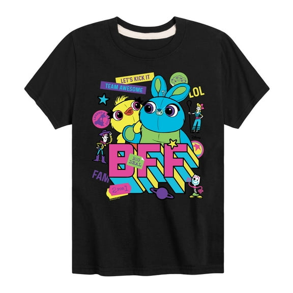 Toy Story 4 - Bff Ducky Bunny - Toddler & Youth Short Sleeve Graphic T-Shirt