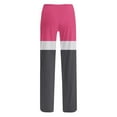 thumbnail image 5 of Hxshgdsn Womens Trendy High Waist Sweatpants Wide Leg Yoga Long Pants With Pockets Casual Soft Sportwear Hot Pink Xl, 5 of 6