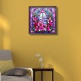 thumbnail image 2 of 5D DIY Con Cuentas Cuadradas Vidrieras Invierno 45x45cm Rosa, 2 of 9
