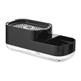 thumbnail image 2 of Dispensador de jabón de cocina con soporte para esponja, dispensador de detergente para platos para fregadero de cocina, jabón y esponja, color blanco, 2 of 6