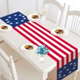 thumbnail image 1 of Día de la Independencia, 4 de julio, camino de mesa, bufandas de tocador, decoración de cocina, bandera patriótica americana, 30*182cm, 1 of 5
