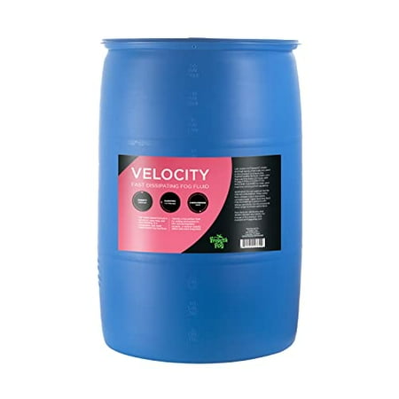 Froggys Fog - 55 Gal - Velocity - Fast Dissipating Fog Machine Fluid For Stage, Studio, and Photography