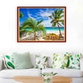 thumbnail image 5 of HUACAN Pintura por números Paisaje Dibujo sobre lienzo Imágenes de bricolaje por números Árbol Pintura pintada a mano Kits de arte marino Decoración del hogar, 5 of 5