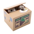 thumbnail image 3 of Precioso Gato Auticó Robo De Monedas Caja De Ahorro De Dinero Juguete Para Niños Panda Gato Rojo, 3 of 7