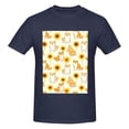 thumbnail image 4 of Bingfone Shiba Inu Dog And Sunflower Men'S Loose Fit Short-Sleeve Pocket T-Shirt, 4 of 7