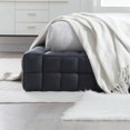 thumbnail image 6 of Livia King Size Faux Leather Upholstered Bed Fram in Black, 6 of 13