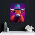 thumbnail image 5 of JRXY  Highland Cow Wall Art-Gift Ready- Wall Canvases-Colorful Canvas Wall Art for home or office-Modern Wall Decor 16x20 in, 5 of 5