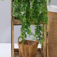thumbnail image 4 of 2 Pieces Artificial Hanging Plant Portable Decorative Replacement Cafe Office Simulation Lifelike Fake Rattan Ornament, 4 of 9