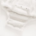 thumbnail image 5 of Outfit Suit Girls Boys Fleece Jumpsuit Romper Hooded Toddler Baby Boys Girls Color Cute Long Sleeves Ears Winter Keep Warm Jumpsuit Romper White 12 Months, 5 of 8