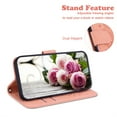 thumbnail image 3 of Jiahe Cover For Motorola MOTO G Stylus 5G (2022) Shockproof Magnetic Hand Strap Wallet Card Slot Stand Flip Leather Case Cover,Pink, 3 of 8
