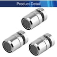 thumbnail image 4 of SLGHLSAHG 22mm Kitchen Sink Aerator Faucet Flow Restrictor Replacement Parts Insert Sink Aerator for Bathroom Kitchen 3PCS A11403, 4 of 7