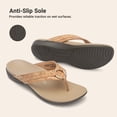 thumbnail image 5 of DREAM PAIRS Women Comfortable Flip Flops with Arch Support, Anti-Slip Sole, Water-Friendly Summer Sandals, 5 of 8