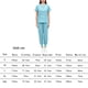 thumbnail image 5 of Conjunto de uniforme médico para mujer, cuello en V, bolsillos, top y pantalones, ropa de trabajo, ropa de trabajo de enfermera XL, 5 of 5