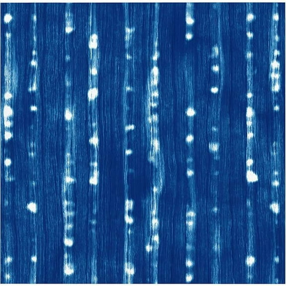 Creative Converting 354071 5 x 5 in. 3-Ply Shibori Beverage Napkin, Blue