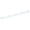 thumbnail image 2 of Perchero de pared moderno y elegante con 5 ganchos para baño y sala de estar, color blanco, 2 of 14