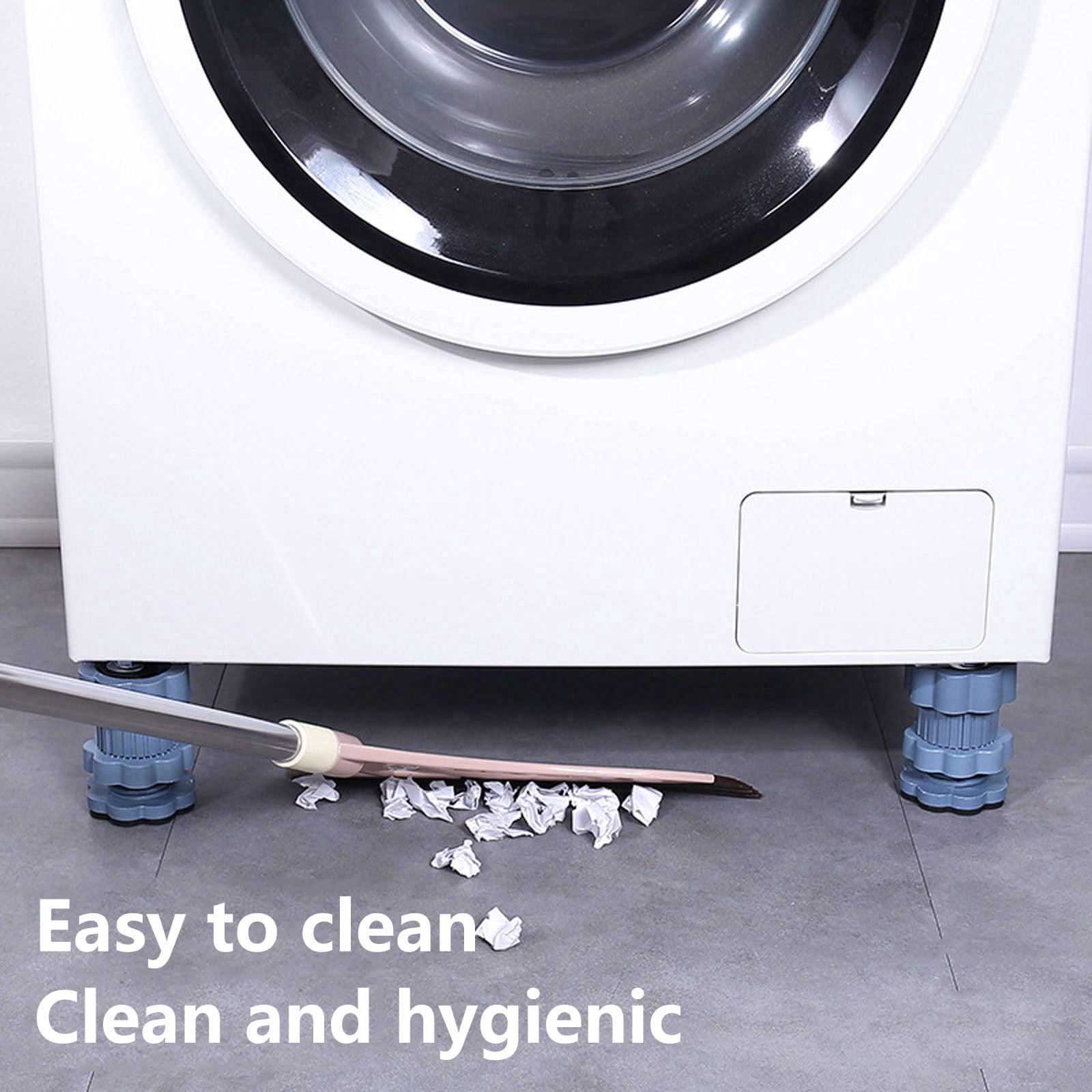 Antivibration Pads For Washing Machine Support Adjustable Dryer Shock Noise Cancelling Pads Washer Foot Pad Pedestals