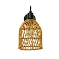 thumbnail image 4 of Wall Lamp Rattan Decorative Fixture for Indoor Corridor Stairs Not Included Bulb Salvador Aplique de pared de habitación, 4 of 7
