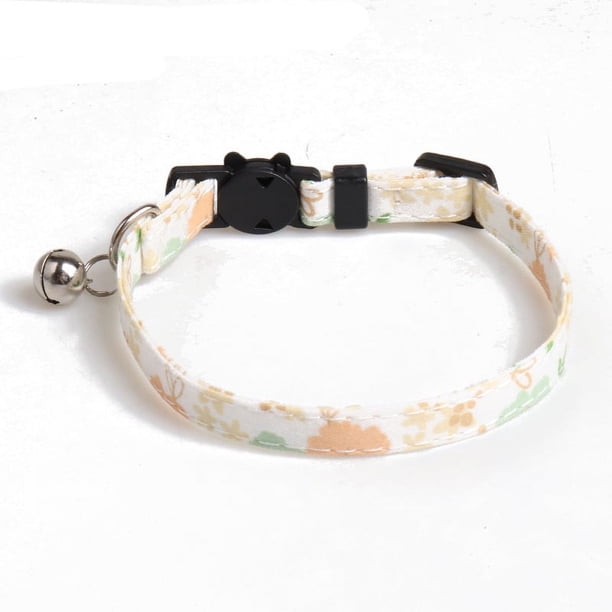 Zhuge Collar para gatos con hebilla ajustable, de seguridad, suave, para perros pequeños o gatos, A32