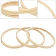 thumbnail image 6 of WHAMVOX 3pcs Beige Bamboo Rings for DIY Craft Dream Catchers and Wreaths Made of Synthetic Material, 6 of 8