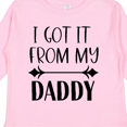 thumbnail image 4 of Inktastic I Got It From My Daddy Boys or Girls Long Sleeve Toddler T-Shirt, 4 of 5