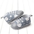 thumbnail image 4 of Eashery Toddler Girls Boys Shoes Boys Girls Fisherman Sandal Casual Sneakers First Walkers White Toddler Shoes (Grey,5), 4 of 5