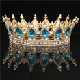 thumbnail image 1 of Crystal Vintage Royal Tiara, Pageant Crown Wedding Hair Accessories, 1 of 1