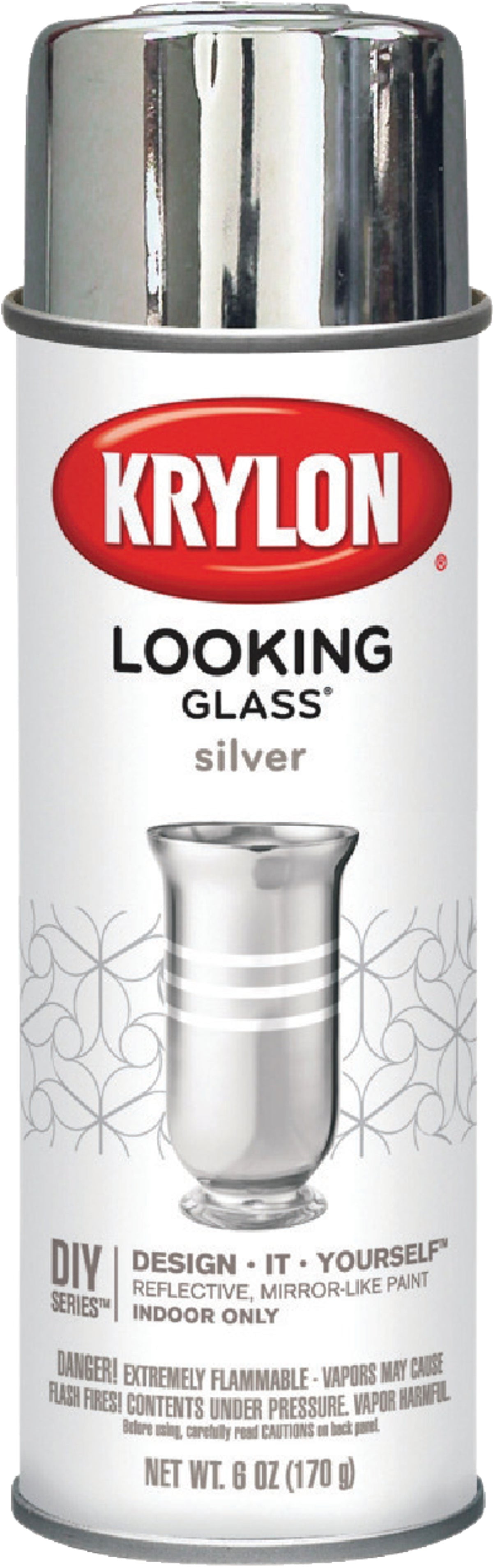 Krylon Krylon LOOKING GLASS Spray Paint 6 Oz., Silver